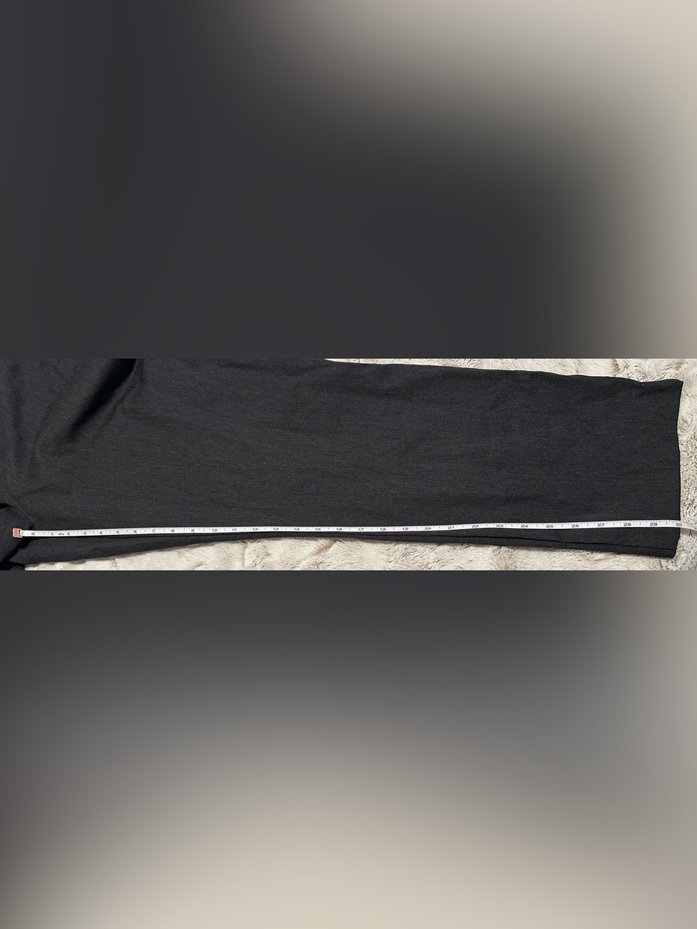 Old Navy High-Waisted Dark Heather Gray Pixie Straight Pants - Picture 15 of 16